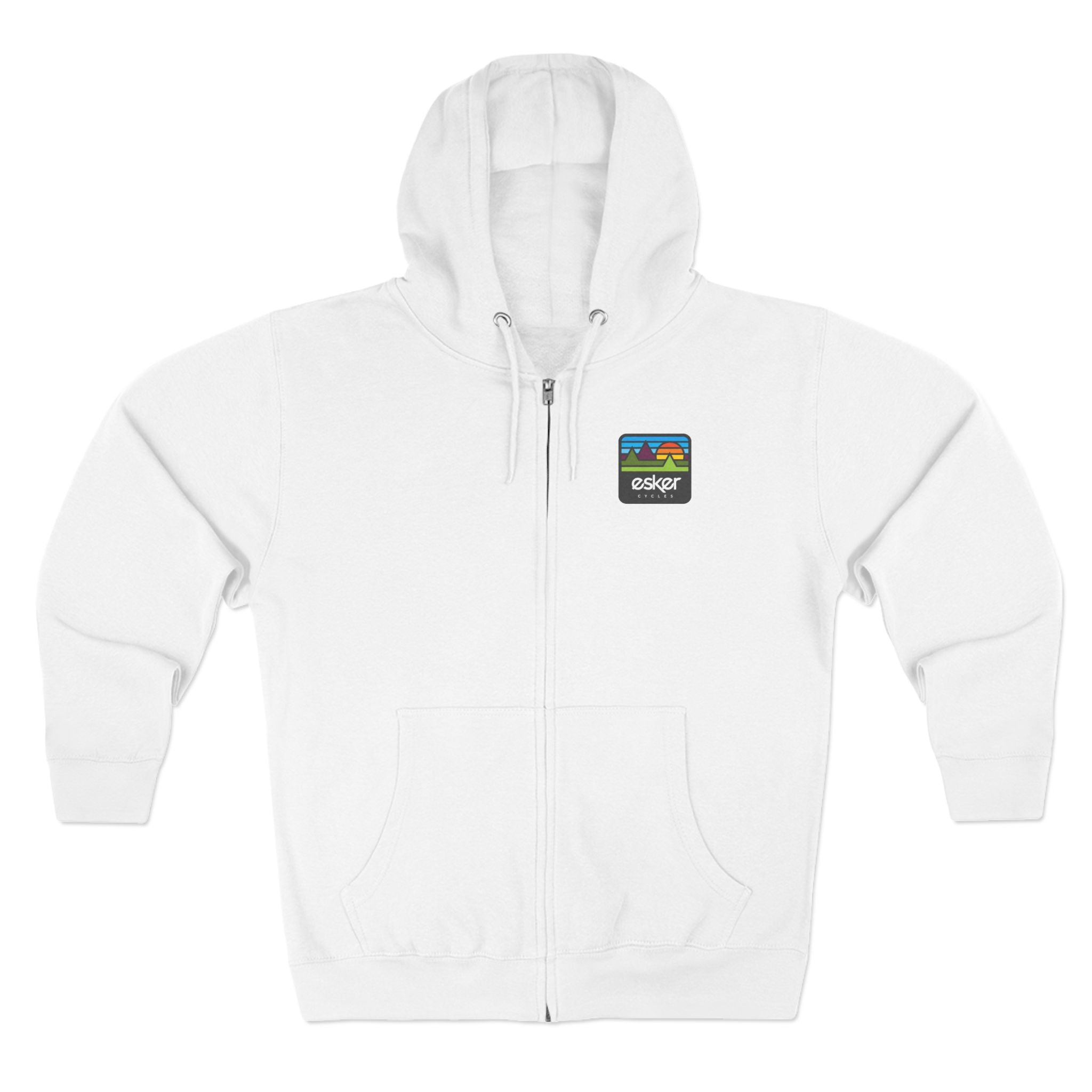Esker Sunset Full Zip Hoodie – Esker Cycles
