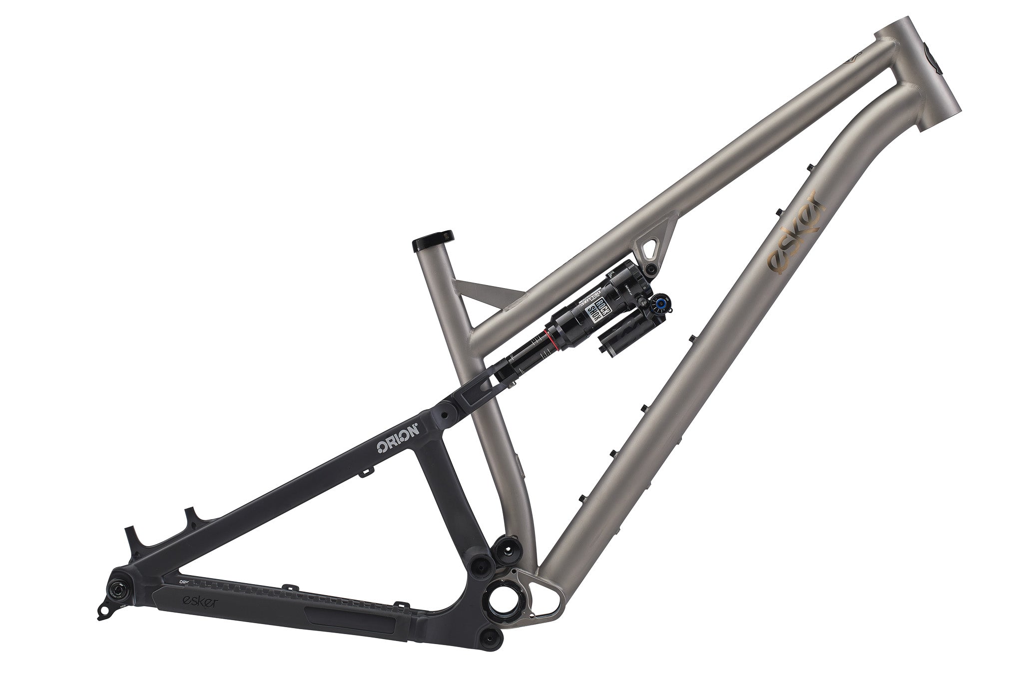 2025 Howdy Titanium Full Suspension Frameset – Esker Cycles