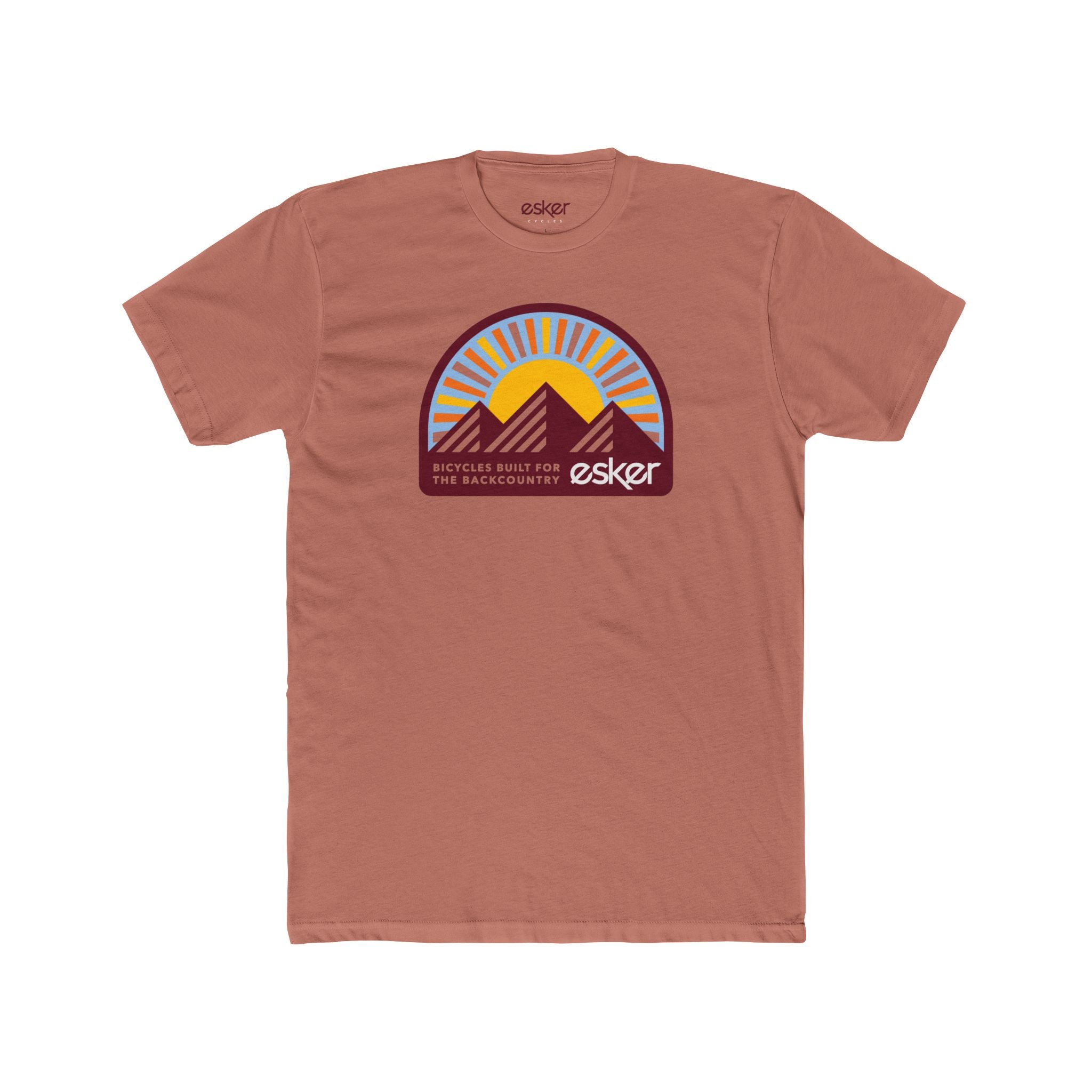 Sourdough Sunrise - Bicycles Built for the Backcountry Dual-Sided Tee