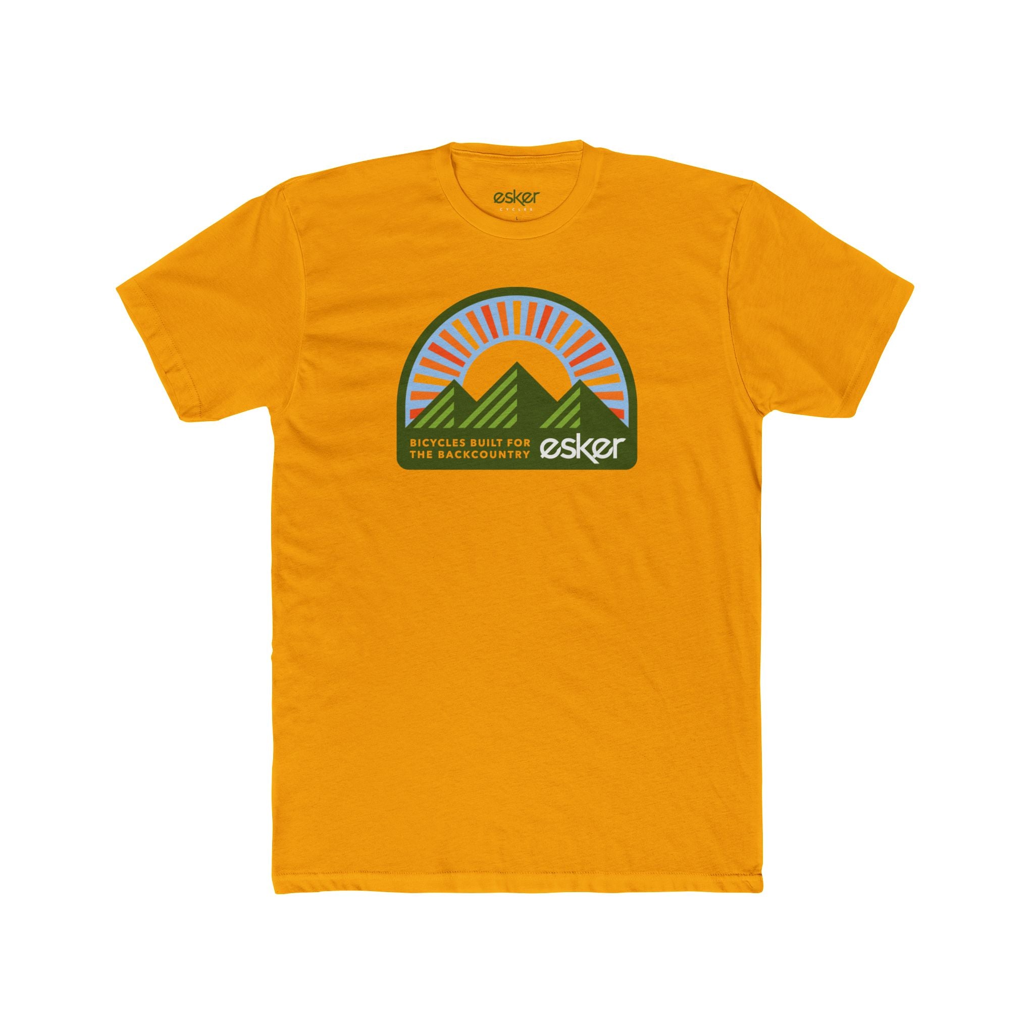 Sourdough Sunrise - Bicycles Built for the Backcountry Dual-Sided Tee