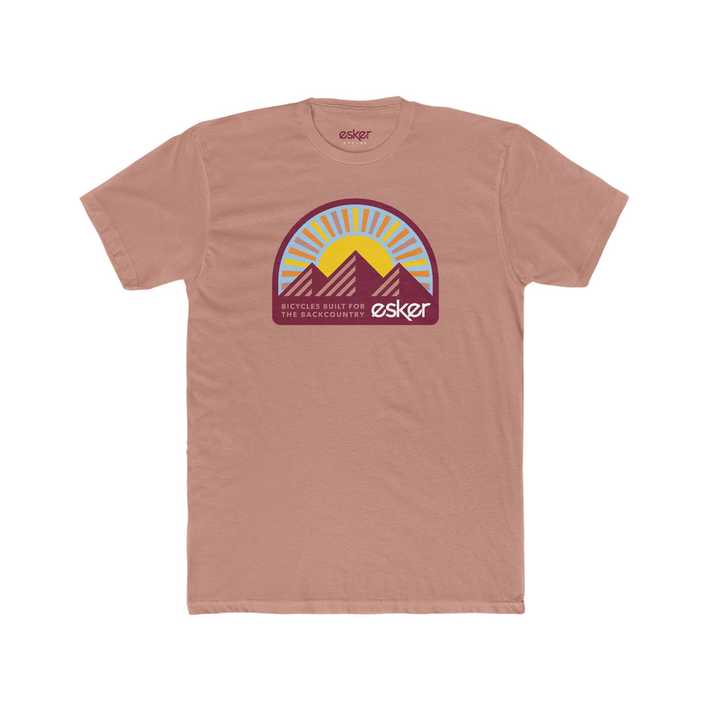 Sourdough Sunrise - Bicycles Built for the Backcountry Dual-Sided Tee