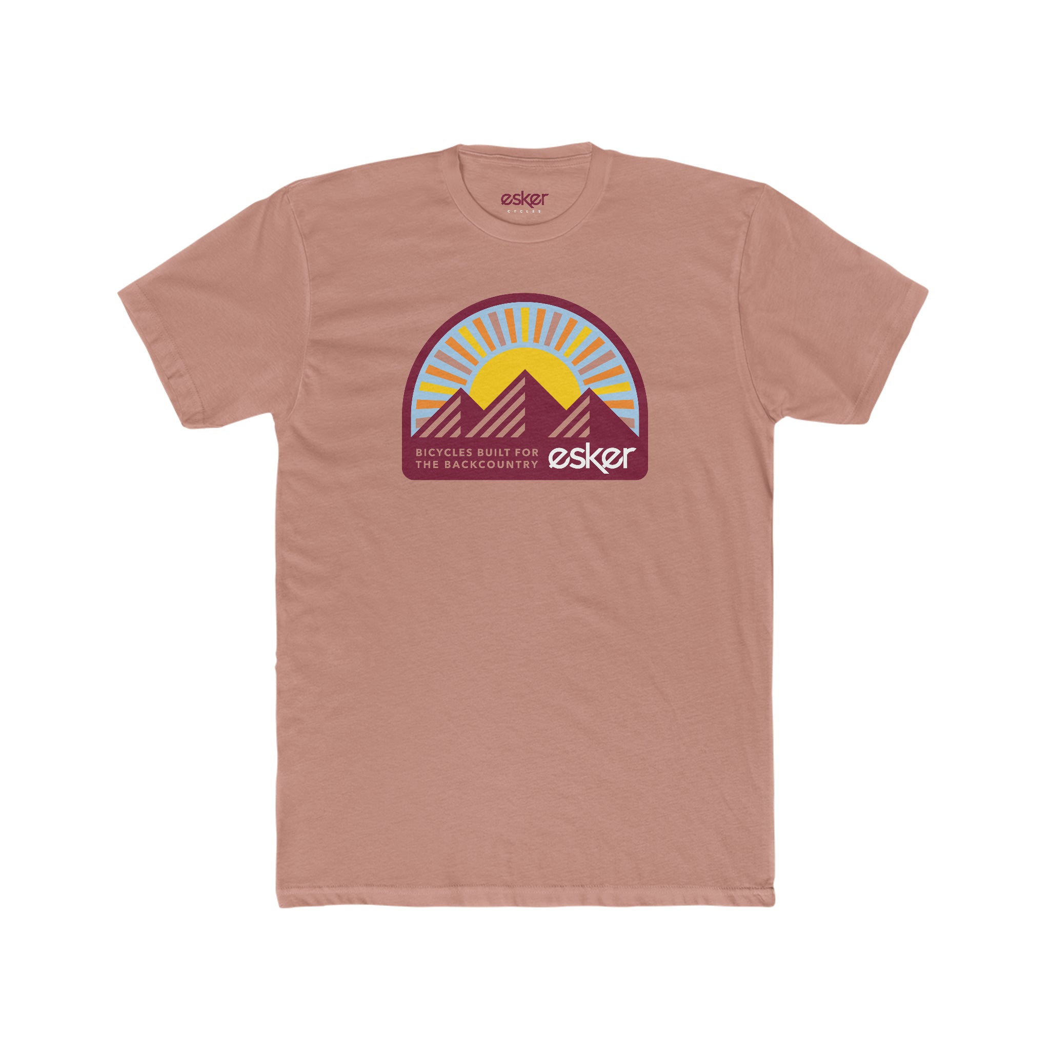 Sourdough Sunrise - Bicycles Built for the Backcountry Dual-Sided Tee