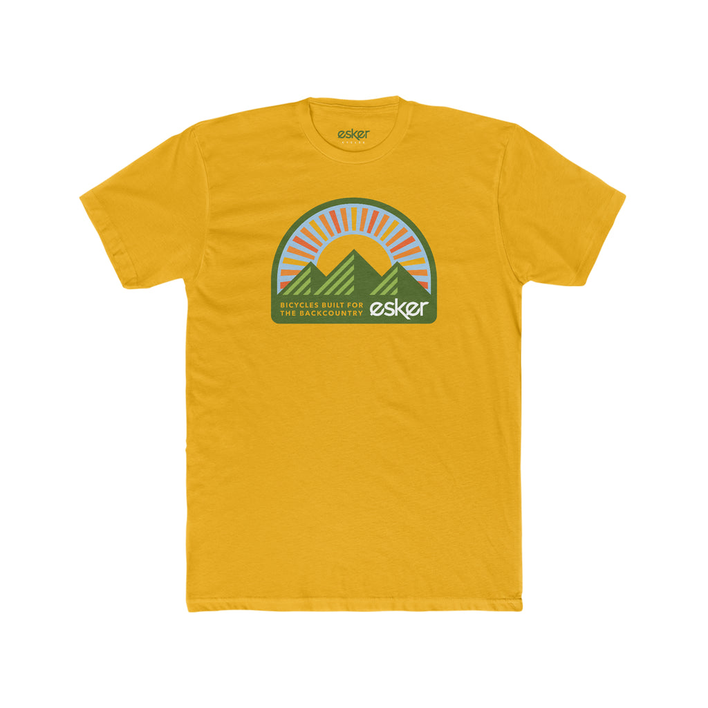 Sourdough Sunrise - Bicycles Built for the Backcountry Dual-Sided Tee