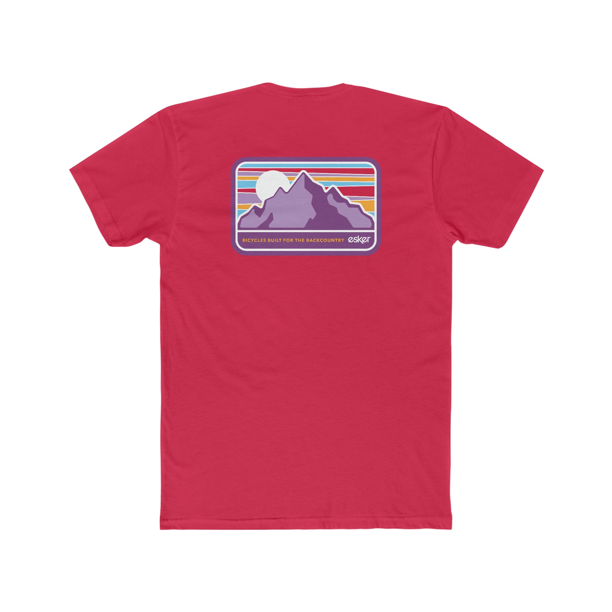 Purple Mountain Majesty - Bicycles Built for the Backcountry Dual-Sided Tee