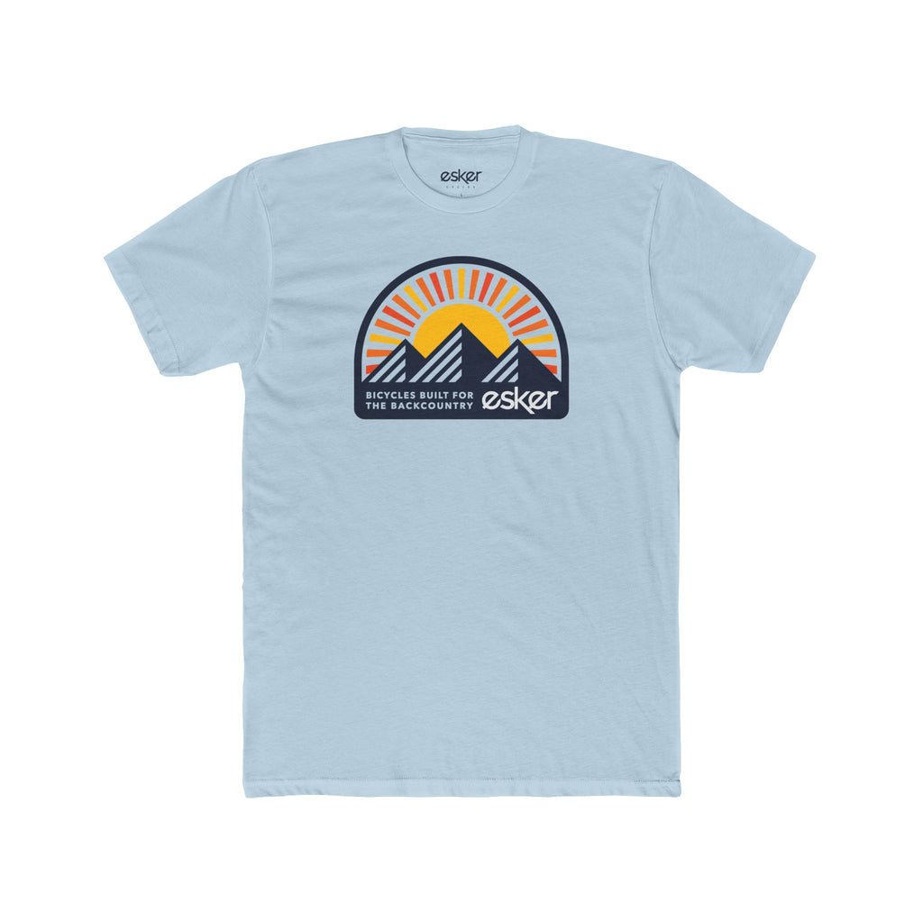 Sourdough Sunrise - Bicycles Built for the Backcountry Dual-Sided Tee