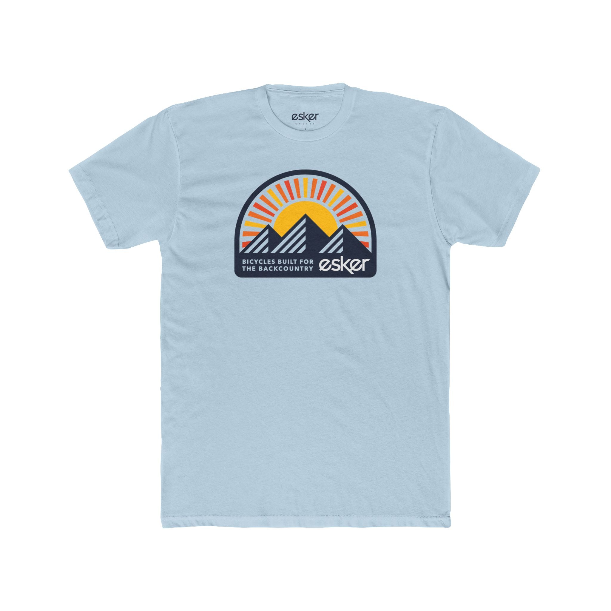 Sourdough Sunrise - Bicycles Built for the Backcountry Dual-Sided Tee