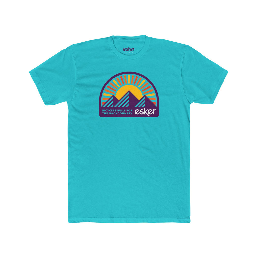 Sourdough Sunrise - Bicycles Built for the Backcountry Dual-Sided Tee