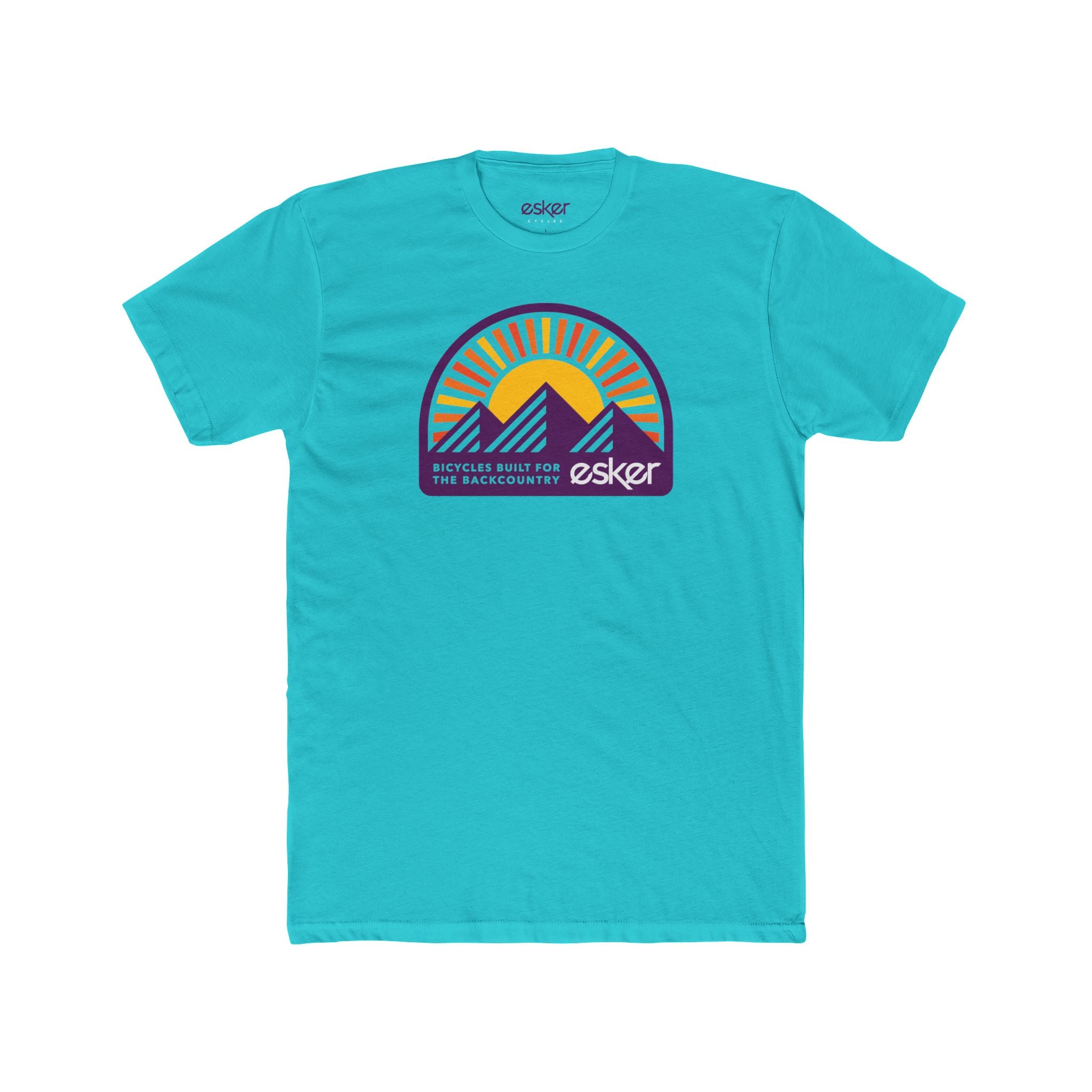 Sourdough Sunrise - Bicycles Built for the Backcountry Dual-Sided Tee