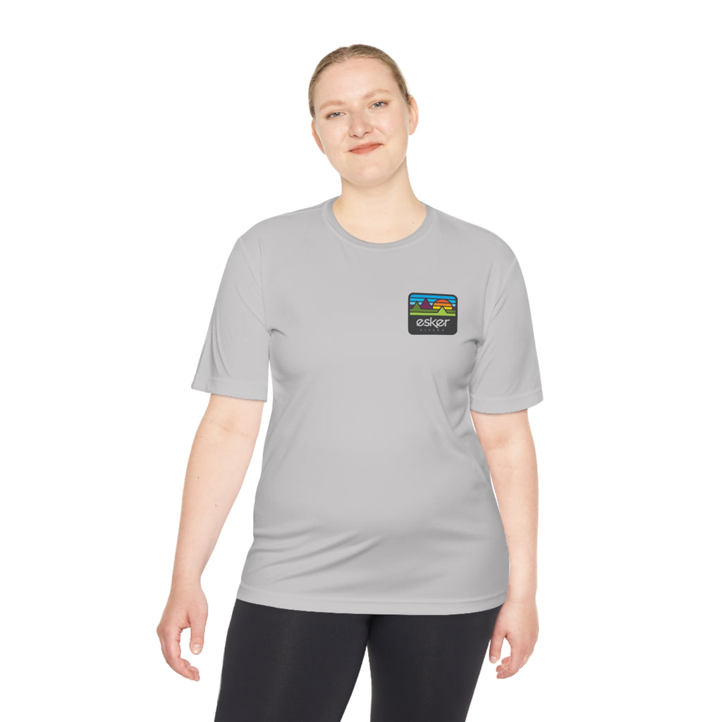 Esker Sunset Moisture Wicking Tee