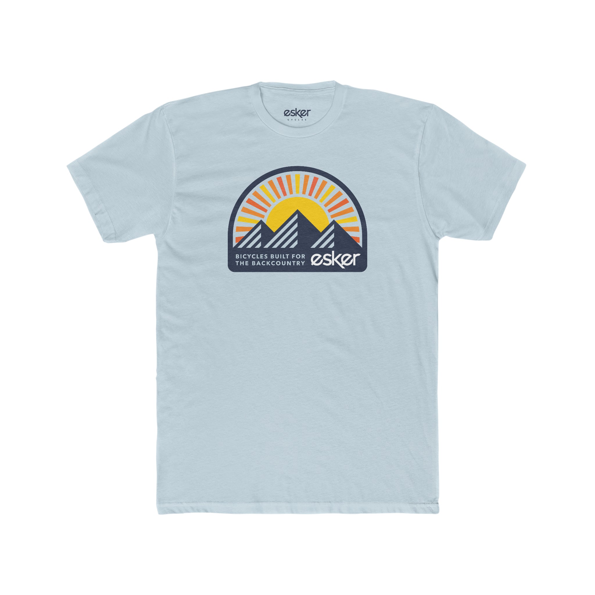 Sourdough Sunrise - Bicycles Built for the Backcountry Dual-Sided Tee