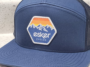 Esker Sunset Mountains Patch Hat