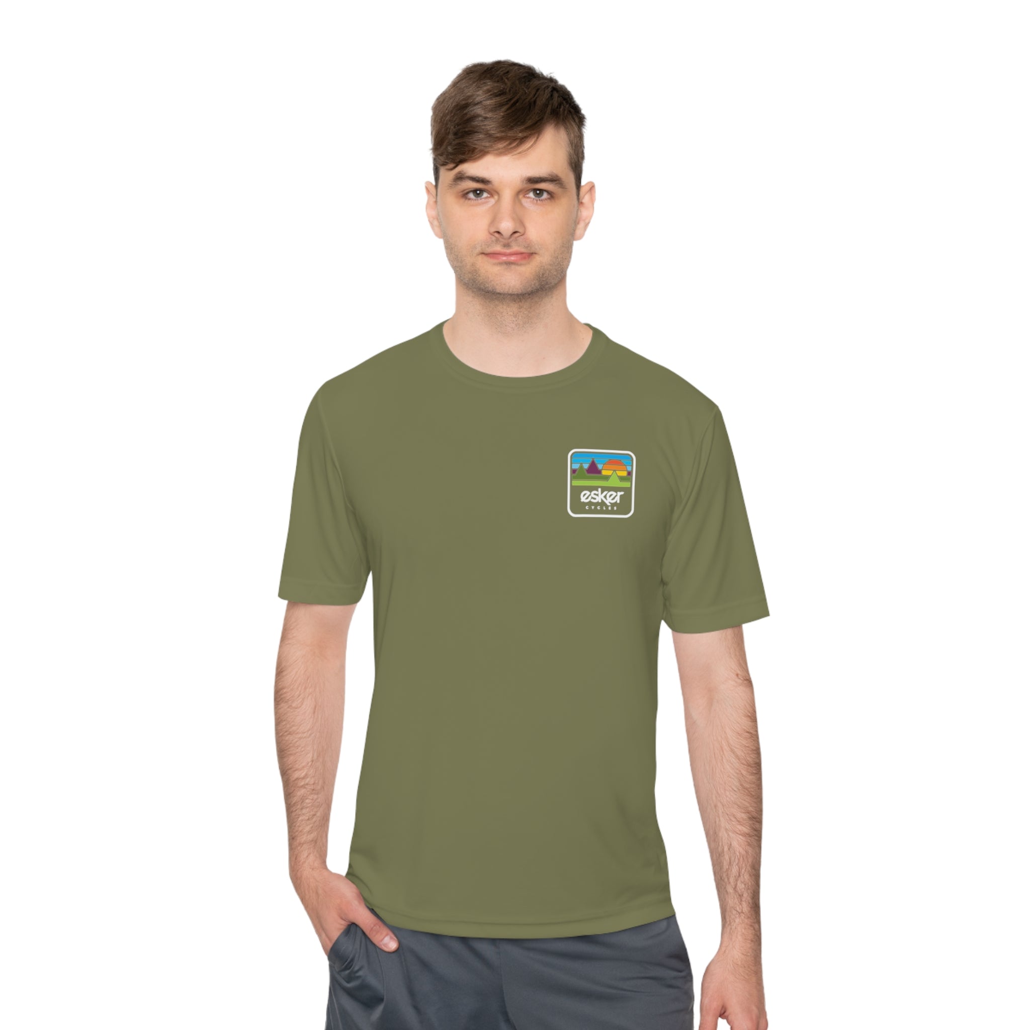 Esker Sunset Moisture Wicking Tee