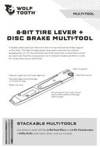 8-Bit Tire Lever + Disc Brake Multi-Tool